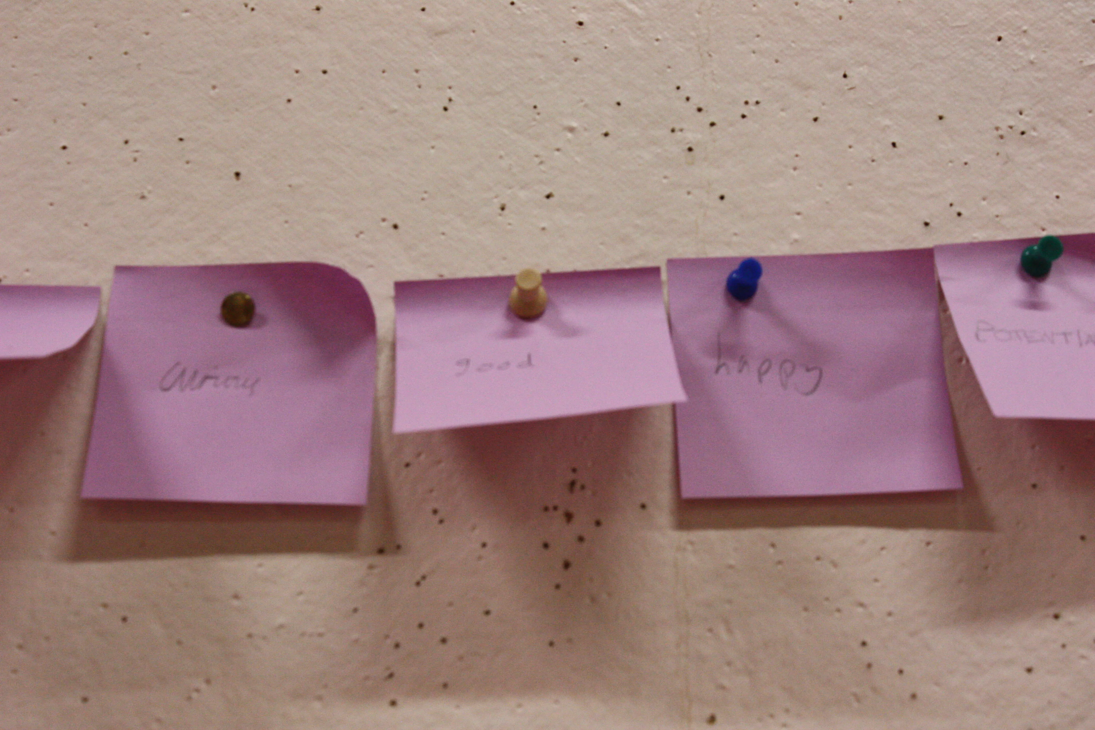 Feedback on Post-It notes