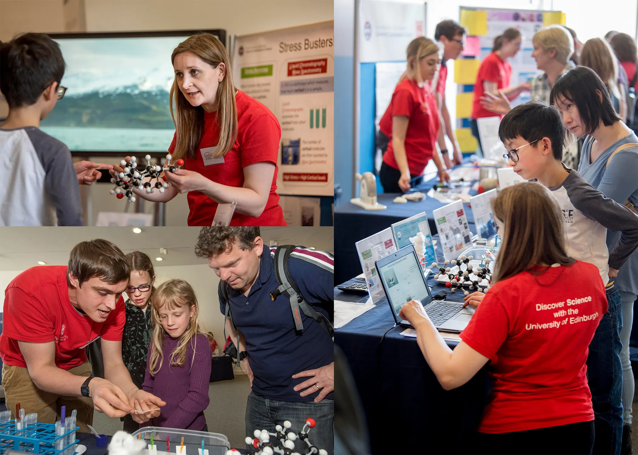 Marisa Magennis and Tom Grove at the Science Festival in the National Museum. Photos courtesy of Douglas Robertson Photography.
