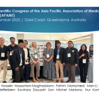 Text: African Network 2025 to 2026: The 23rd Scientific Congress of the Asia Pacific Association of Medical Toxicology (APAMT):18 - 20 November 2025 | Gold Coast, Queensland, Australia: Picture: Knut Erik Hovda; Hossein Hassanian-Moghaddam; Fahim Mohamed; Man-Li TSE; Carine Marks;  Lucy Shieffelbien; Kavinda Dayasiri; Son Michel Mariano, Nur Kamaruzaman; Mahiya Rosaria 