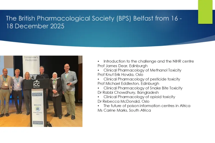 Text: African Network 2025 to 2026: The British Pharmacological Society (BPS) Belfast from 16 - 18 December 2025