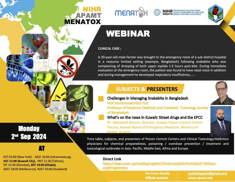 Upcoming Webinar Tackles Critical Toxicology Issues in Asia and Middle East