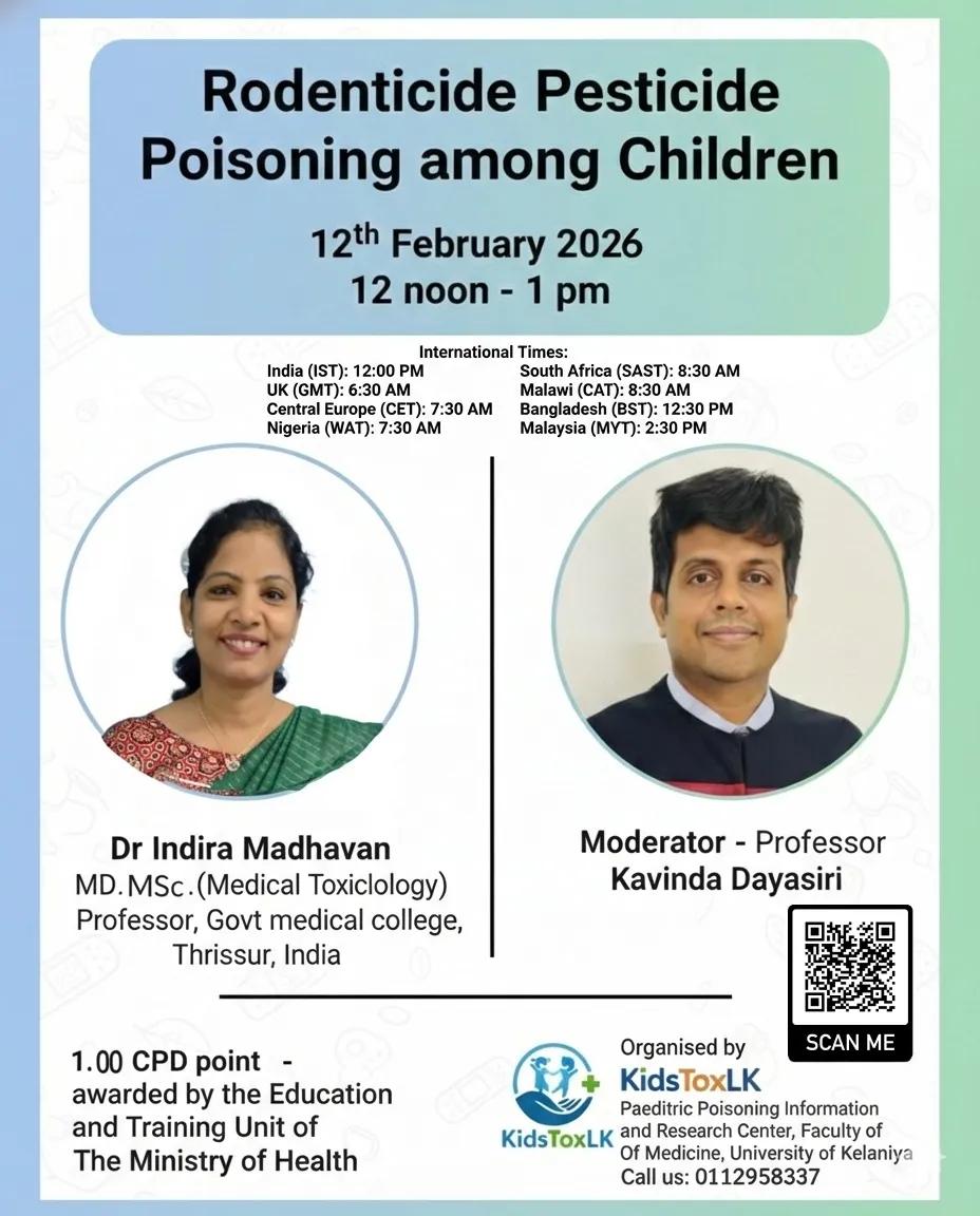 Webinar on Rodenticide Pesticide Poisoning among Children