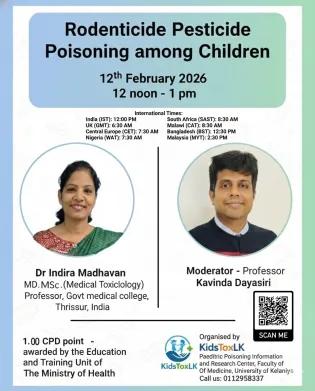 Webinar on Rodenticide Pesticide Poisoning among Children
